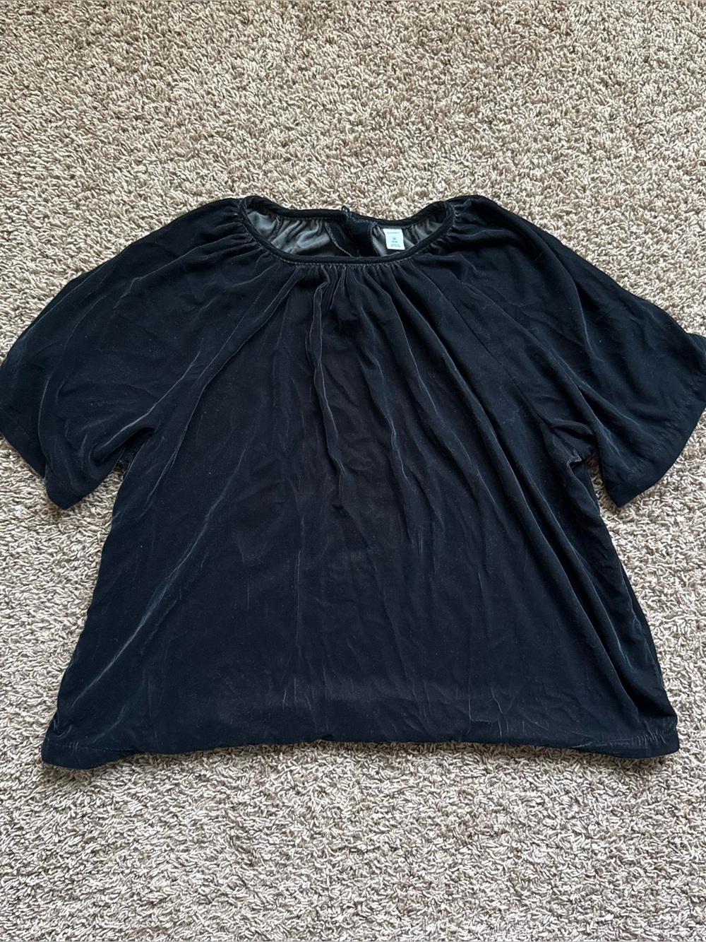 Old Navy Women’s Black Plus Size Short Sleeve Top Size 1X